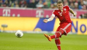 Platz 6: Bastian Schweinsteiger (von 2002 bis 2015 bei Bayern) - acht Tore