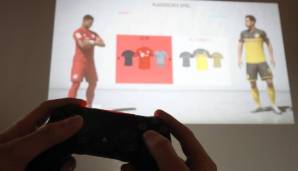Das virtuelle Kräftemessen in der Bundesliga wird auf der Playstation ausgespielt.