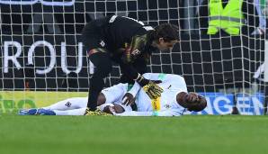 Denis Zakaria verletzte sich am 7. März nach einem Zusammenprall mit dem eigenen Keeper Yann Sommer schwer.