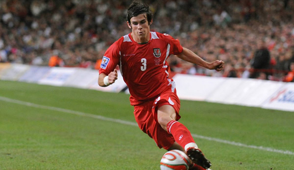 Gareth Bale im Nationaltrikot von Wales. Beinahe hätte er die Rothosen des HSV getragen.