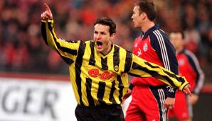 STURM - Heiko Herrlich: Nach reichlich Tamtam kam er für die höchste innerdeutsche Ablösesumme von 11 Millionen DM vor der Saison aus Gladbach und schoss 7 Tore in 16 Spielen. Überstand im Jahr 2000 einen Hirntumor. Zuletzt Trainer des FC Augsburg.