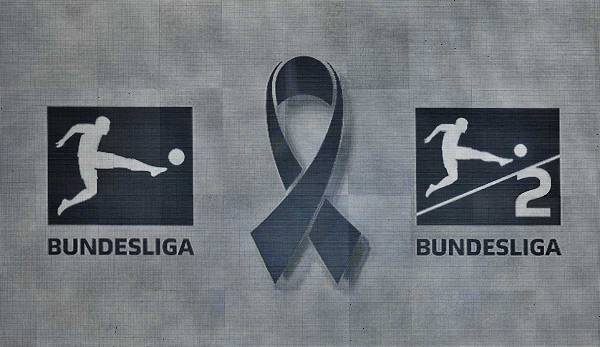 An den kommenden beiden Spieltagen wird in der 1. und 2. Bundesliga den Corona-Opfern gedacht.