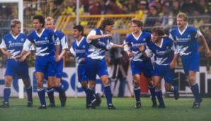 Platz 7: VfB Leipzig (1994) mit 20 Punkten (drei Siege, elf Remis, 20 Niederlagen) bei 32:69 Toren
