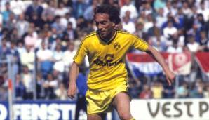 MARCEL RADUCANU (von der Saison 1982/93 bis 1987/88): Der Mittelfeldspieler spielte insgesamt sechs Jahre für den BVB. Der Rumäne überzeugte besonders mit seinen starken Dribblings.