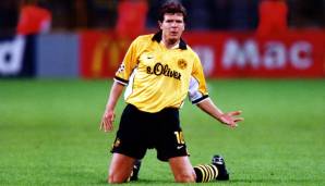ANDREAS MÖLLER (1994/95 - 1999/00): Wechselte in seiner Karriere zweimal zur Borussia. Nach seiner Rückkehr 1994 glänzte der Spielmacher besonders in den beiden Meisterjahren als Vorbereiter und Torjäger. Wechselte anschließend zum Erzrivalen S04.