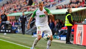 Platz 22: Philipp Max (FC Augsburg): 5 Vorlagen in 23 Spielen.