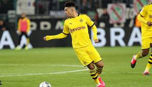 Platz 2: Jadon Sancho (Borussia Dortmund): 15 Vorlagen in 23 Spielen.