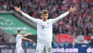 Platz 1: Thomas Müller (FC Bayern München): 16 Vorlagen in 25 Spielen.