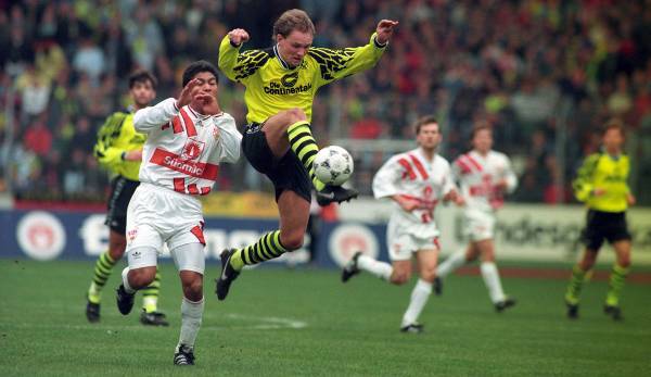 Bodo Schmidt spielte von 1991 bis 1996 für den BVB und gewann mit Dortmund 1995 und 1996 die Deutsche Meisterschaft.