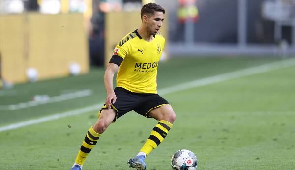 Achraf Hakimi soll über den Sommer hinaus in Dortmund bleiben.