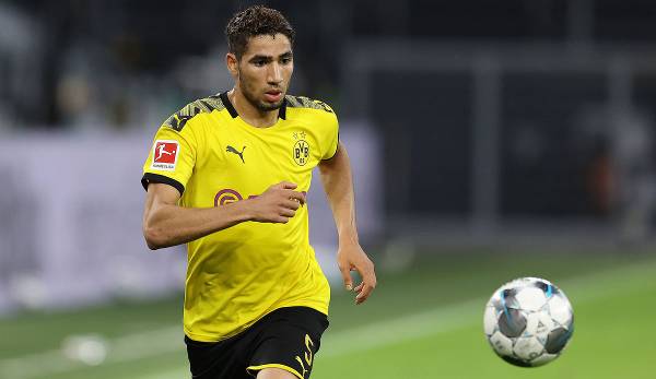 Achraf Hakimi steht vor einem Abgang aus Dortmund.