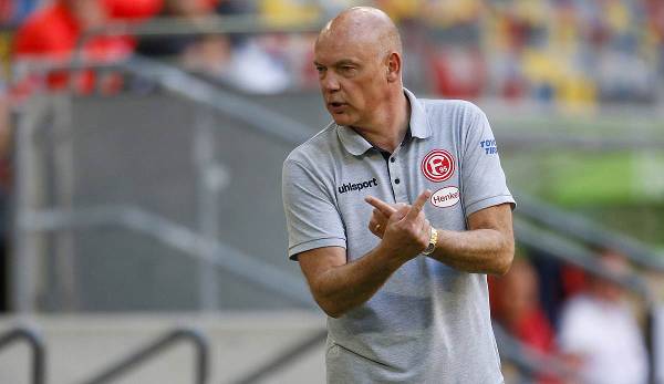 F95-Coach Uwe Rösler kämpft mit seinem Team gegen den Abstieg.