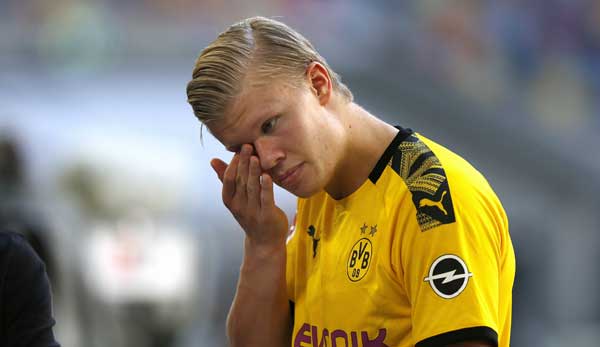 Nach dem aberkannten Guerreiro-Treffer hat Erling Haaland den Eindruck, dass Borussia Dortmund von der Handspiel-Regel benachteiligt wird.
