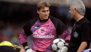 TOR: Stefan Klos. Der "Held von Auxerre", der den BVB 1993 ins UEFA-Cup-Finale brachte, stand in 33 Partien zwischen den Pfosten. Blieb bis 1998 in Dortmund und ging dann zu den Rangers nach Schottland. Zwischenzeitlich BVB-Kassenprüfer.