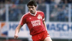 Platz 10: Klaus Allofs (1. FC Köln) - 12 Auswärtstore in der Saison 1983/84 (insgesamt 20 Saisontore).
