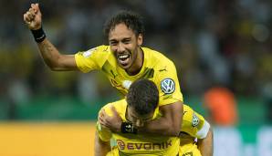 Platz 3: Pierre-Emerick Aubameyang (Borussia Dortmund) - 15 Auswärtstore in der Saison 2016/17 (insgesamt 31 Saisontore).