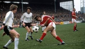 Platz 13: JOSEF HICKERSBERGER (Mittelfeld, 1972 bis 1978): 177 Spiele (34 Tore) für Kickers Offenbach und Fortuna Düsseldorf.