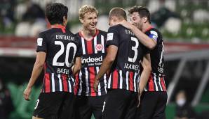 Platz 9: Eintracht Frankfurt | 6 Spiele | 7 Punkte | Bilanz: 2/1/3 | Tore: 11:14 (-3)