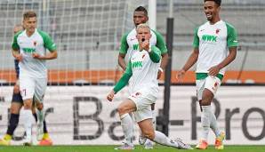 Platz 12: FC Augsburg | 5 Spiele | 5 Punkte | Bilanz: 1/2/2 | Tore: 5:5 (0)