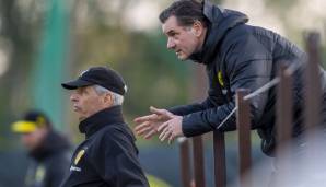 BVB-Trainer Lucien Favre und Michael Zorc basteln am Kader von Borussia Dortmund.