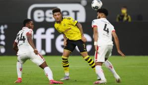 Platz 3: Jadon Sancho (Borussia Dortmund) - 44 Schüsse, 38,64 Prozent davon verwertet.