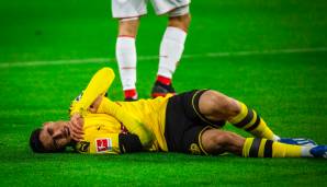 PLATZ 12 - Achraf Hakimi (Borussia Dortmund): 50-mal gefoult