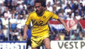 MARCEL RADUCANU (von 1982 bis 1988 beim BVB): 31 Tore in 163 Spielen gelangen dem rumänischen Filigrantechniker mit dem Kämpferherz, der leider das Pech hatte, in einer recht trüben BVB-Zeit zu spielen. Dafür aber der beste Spieler seines Teams.