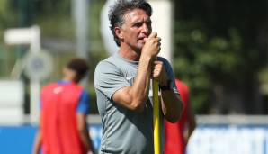 Bruno Labbadia ist seit Ende vergangener Saison Trainer der Hertha.