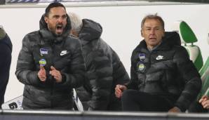 Alexander Nouri und Jürgen Klinsmann saßen von Dezember bis Februar zusammen auf der Hertha-Trainerbank.