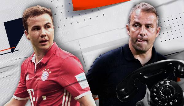 Mario Götze und Bayern-Trainer Hansi Flick sollen bereits miteinander telefoniert haben.