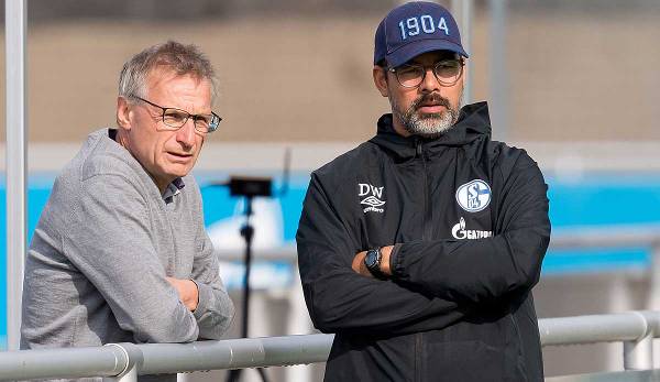 Blicken einer spannenden neuen Situation und Bundesliga-Saison beim FC Schalke 04 entgegen: Michael Reschke und Trainer David Wagner.
