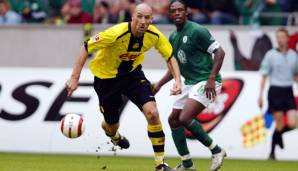 Jan Koller: Der "Dino" wurde 2002 mit dem BVB Meister und stand gegen die Bayern ab der 67. Minute sogar mal im Tor. 59 Tore in 137 BL-Spielen für Dortmund. Anschließend für Monaco, Nürnberg und Cannes aktiv. 91 Länderspiele für Tschechien.