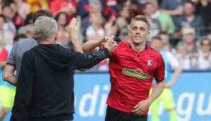 Saison 2017/18, Nils Petersen (SC Freiburg): 15 Tore - nur Bayern-Stürmer Robert Lewandowski war mit 29 Treffern besser.