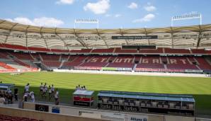Platz 5 - MERCEDES-BENZ ARENA (VfB Stuttgart): 12.100 Zuschauer (60.449 Plätzen)