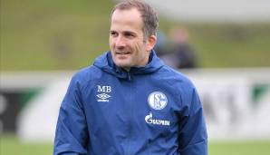 Blickt dem Revierderby gegen den BVB positiv entgegen: Schalke-Traner Manuel Baum.