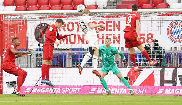 Martin Hinteregger traf im letzten Bundesliga-Duell gegen Bayern per Kopf.