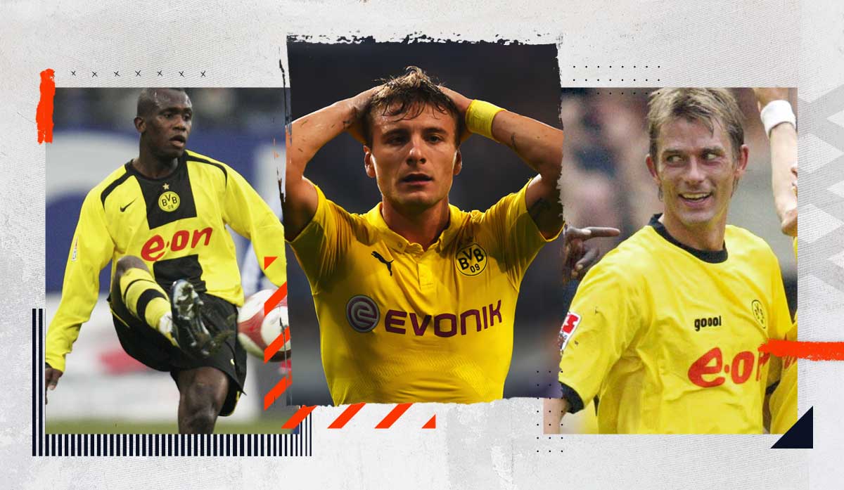 Vor über fünf Jahren kam WM-Held Andre Schürrle, der am 6. November seinen 31. Geburtstag feiert, für viel Geld zu Borussia Dortmund. Dort wurde er zu einem der größten Flops der BVB-Historie. Doch nicht nur bei ihm griffen die Schwarz-Gelb daneben...