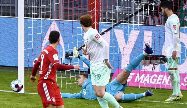Der FC Bayern kam gegen Werder nicht über ein Remis hinaus.
