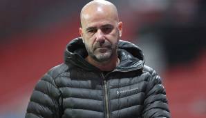 Entäuscht nach einer schmerzhaften Last-Minute-Pleite gegen Bayern München: Bayer-Trainer Peter Bosz.