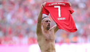 Platz 17: Franck Ribery (36 Jahre 1 Monate 11 Tage) - am 18. Mai 2019 für den FC Bayern gegen Eintracht Frankfurt.