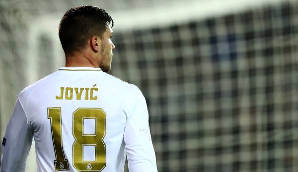 Luka Jovic wird von Real Madrid an Eintracht Frankfurt ausgeliehen.