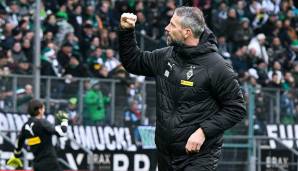 Wird vom BVB geworben und in Gladbach trotz heftiger Derby-Kritik geliebt: Trainer Marco Rose.