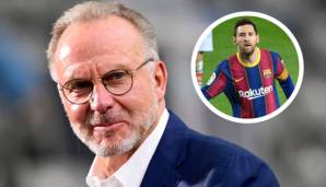 Vorstandsboss Karl-Heinz Rummenigge vom FC Bayern München hat amüsiert auf die Enthüllung von Lionel Messis astronomischen Gehalt beim FC Barcelona reagiert.