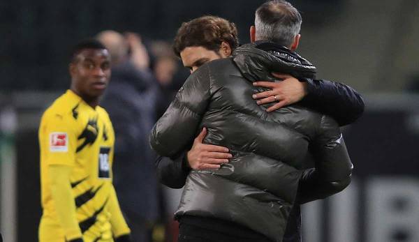 Aktuell Rivalen, kommende Saison Kollegen: Edin Terzic wird unter dem neuen BVB-Trainer Marco Rose erneut Co-Trainer.