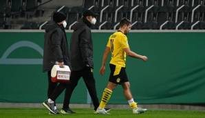 Guerreiro verletzte sich im DFB-Pokal gegen Gladbach.
