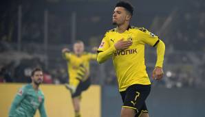 Platz 14: Jadon Sancho (Borussia Dortmund). Tore/Assists: 1.