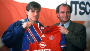 ANDREAS HERZOG: Eine Saison nach dem Doublesieg mit Werder Bremen wagte der Offensivmann gemeinsam mit Trainer Otto Rehhagel 1995 den Wechsel nach München. Von langer Dauer war sein Aufenthalt allerdings nicht.