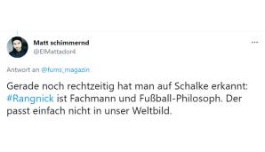 Bundesliga, FC Schalke 04, Ralf Rangnick, S04, Jens Buchta, Netzreaktionen