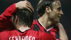 2005/06: Dimitar Berbatov (Bayer Leverkusen) mit 21 Treffern. Hinter Miroslav Klose (Werder Bremen) mit 25 Treffern.
