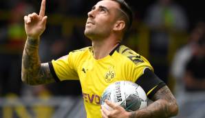 2018/19: Paco Alcacer (Borussia Dortmund) mit 18 Treffern. Hinter Robert Lewandowski (FC Bayern München) mit 22 Treffern.